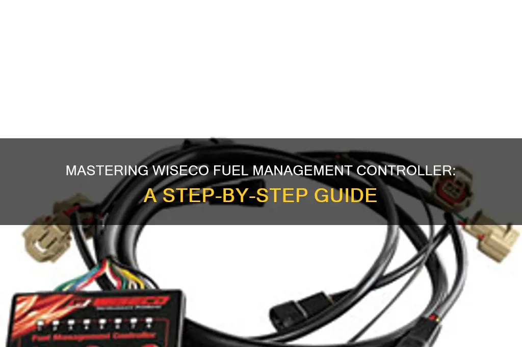 how to use a wiseco fuel managment controler
