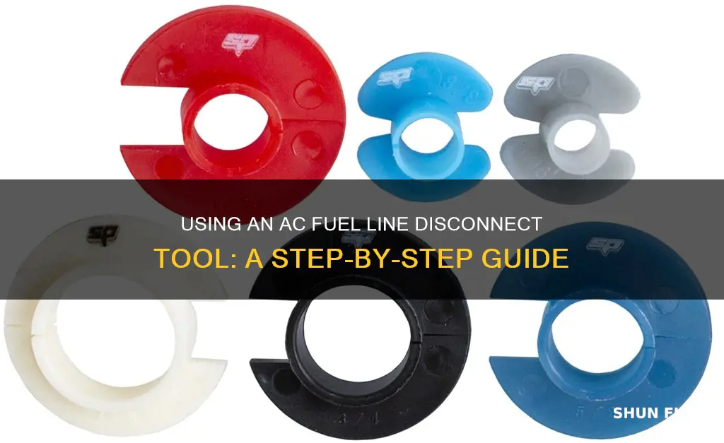 how to use ac fuel line disconnect tool