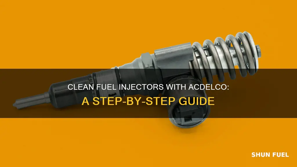 how to use acdelco fuel injector cleaner