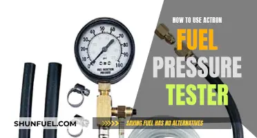 Testing Fuel Pressure: Using Actron Tester Efficiently