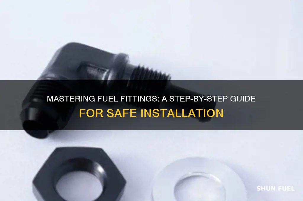 how to use an fuel fittings