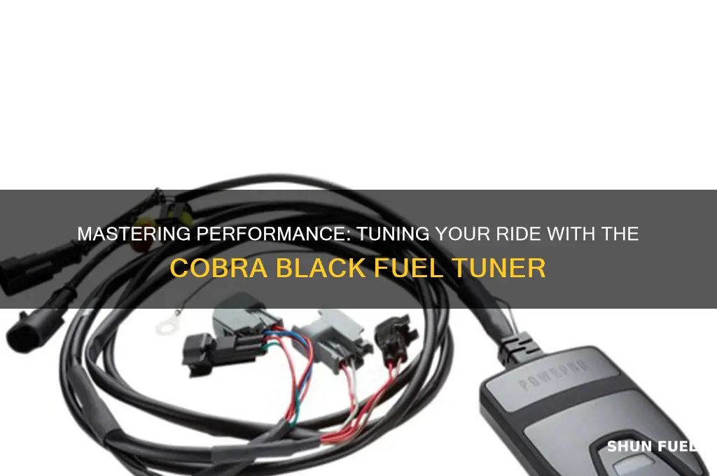 how to use and tune a cobra black fuel tuner