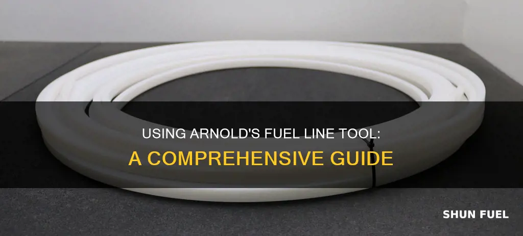 how to use arnold fuel line tool