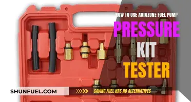 Using AutoZone's Fuel Pump Pressure Kit Tester: A Guide