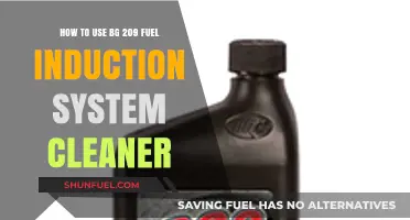 Boost Engine Performance: BG 209 Fuel Induction Cleaner Guide