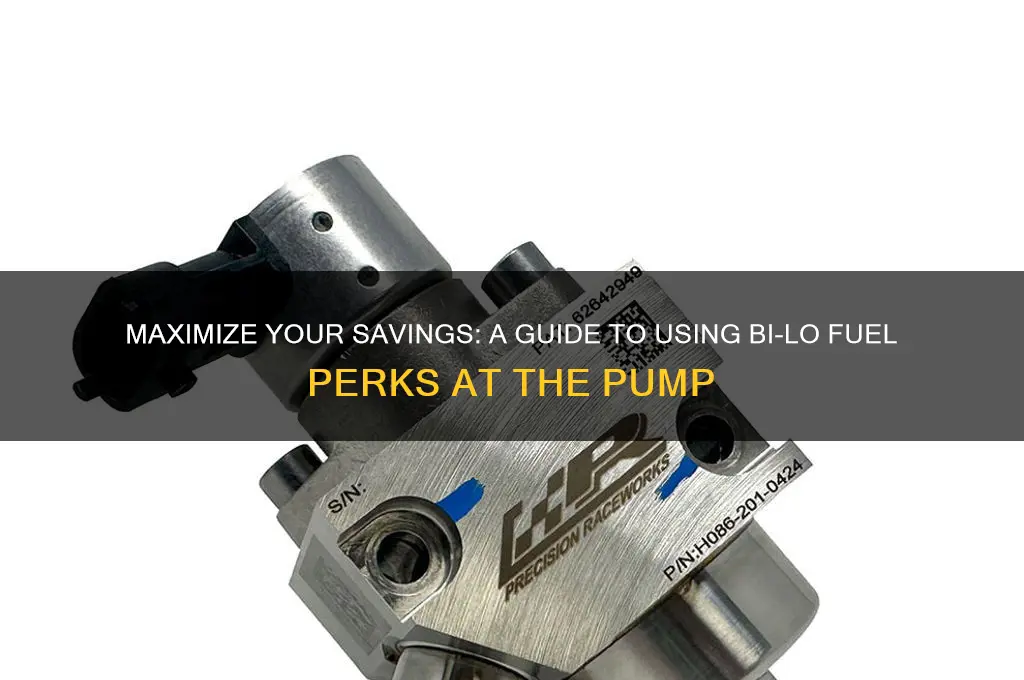 how to use bilo fuel perks at the pump