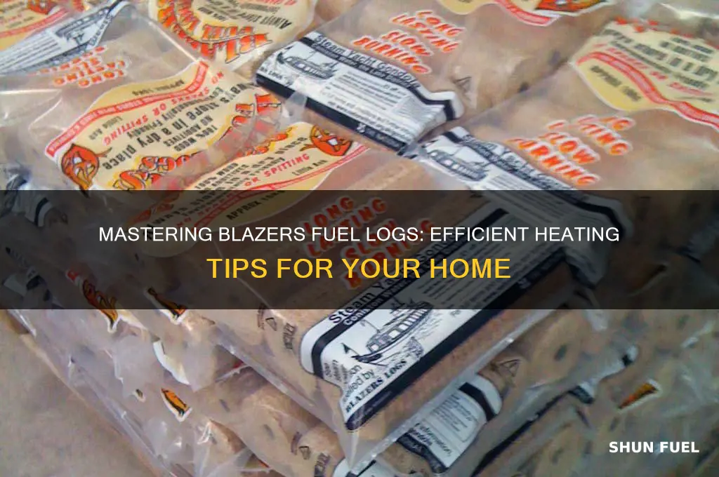 how to use blazers fuel logs