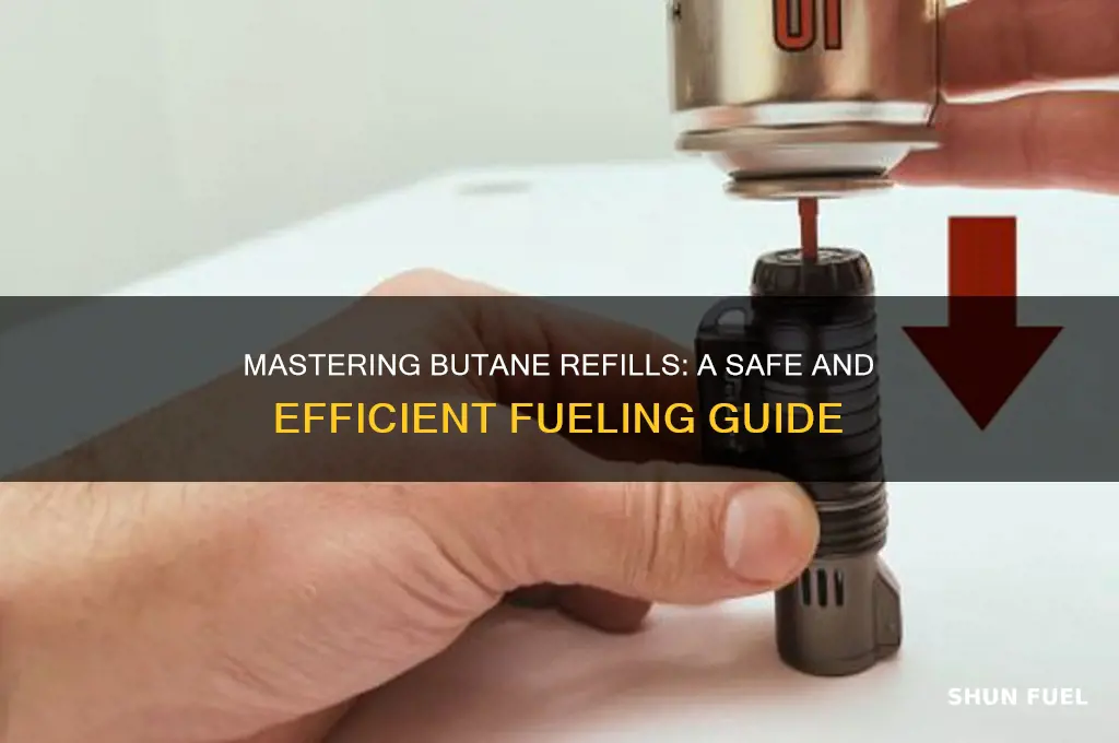 how to use butane fuel refill