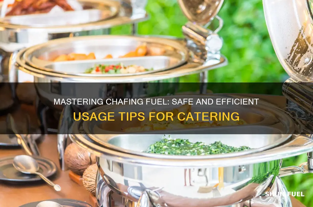 how to use chafing fuel