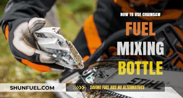Master Chainsaw Fuel Mixing with a Dedicated Mixing Bottle