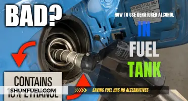 The Benefits of Denatured Alcohol in Your Fuel Tank