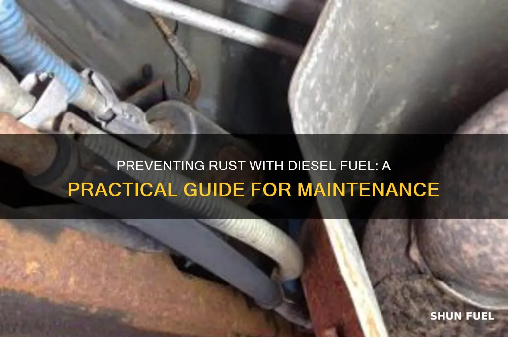 how to use diesel fuel rust