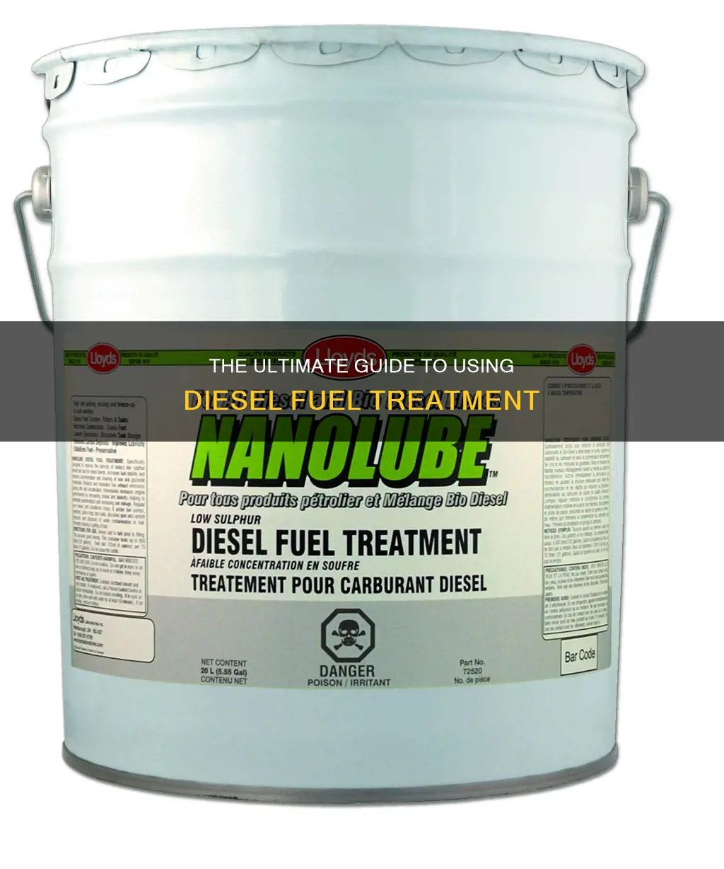 how to use diesel fuel treatment