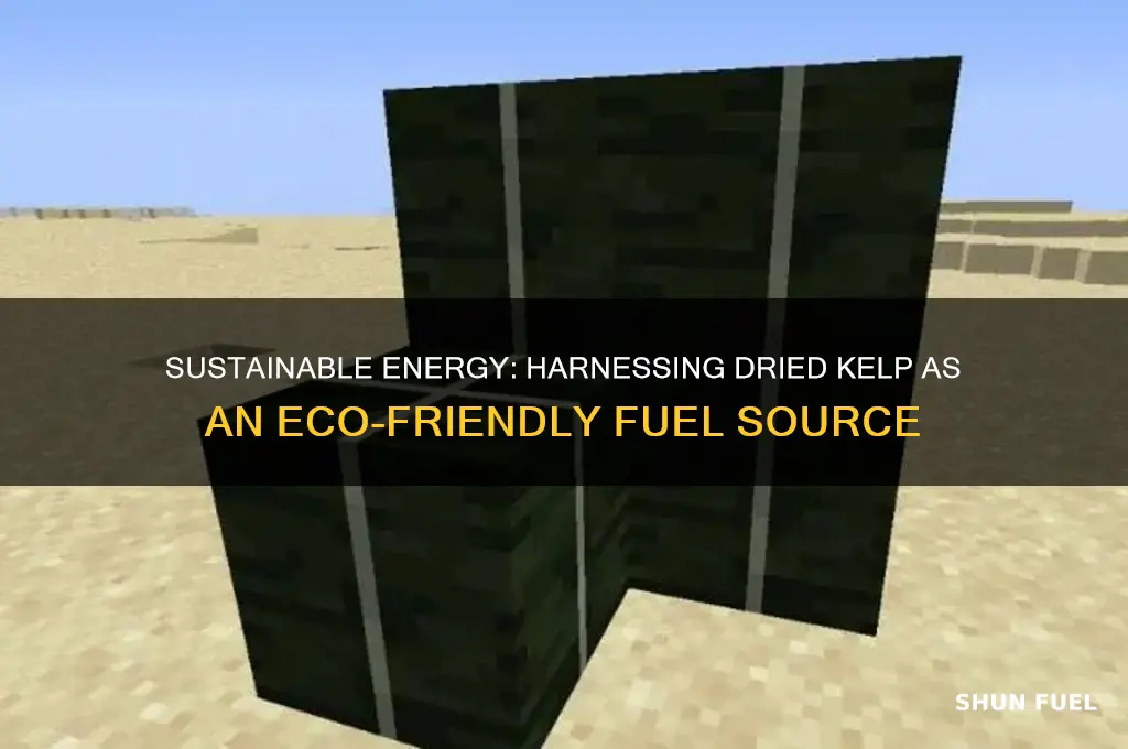 how to use dried kelp as fuel