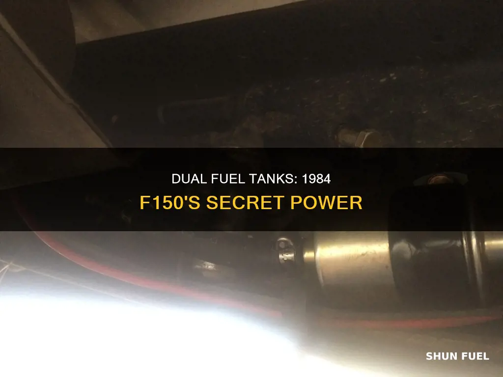 how to use dual fuel tanks in a 1984 f150