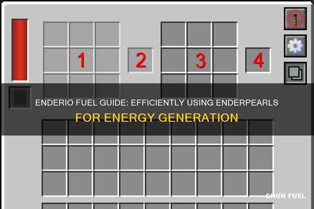 how to use enderpearls for fuel enderio