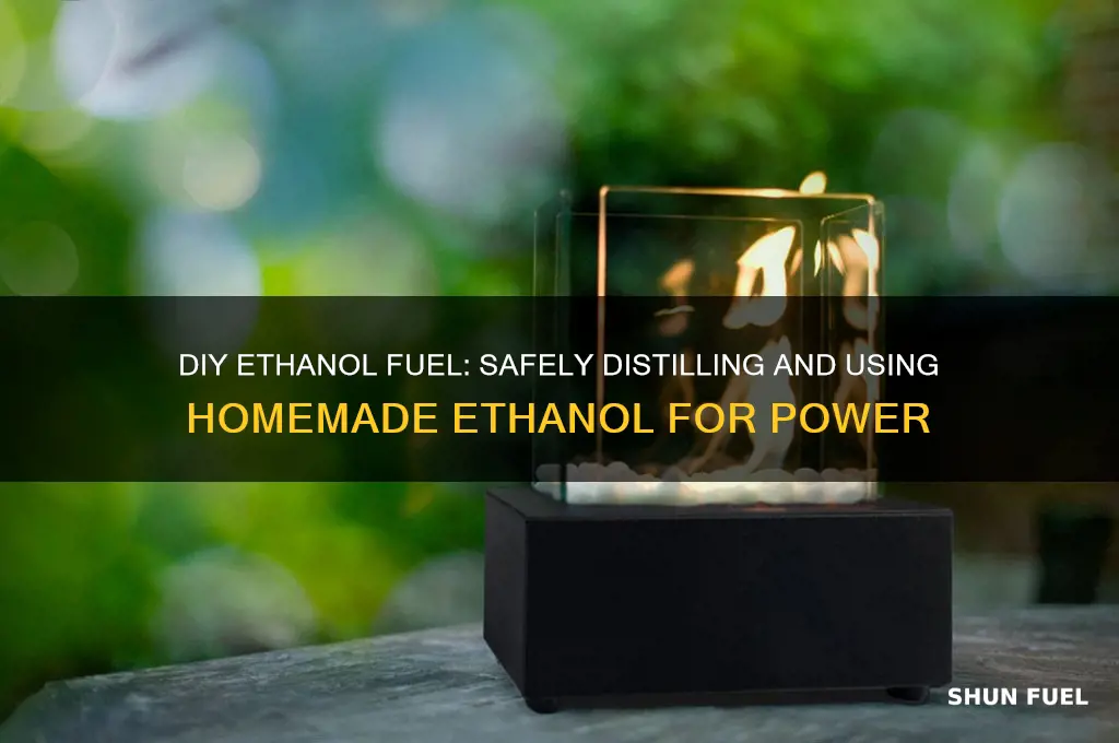 how to use ethanol home distilled for fuel