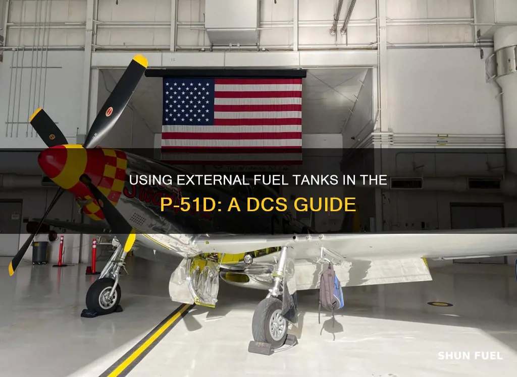 how to use external fuel tanks in p-51d dcs world