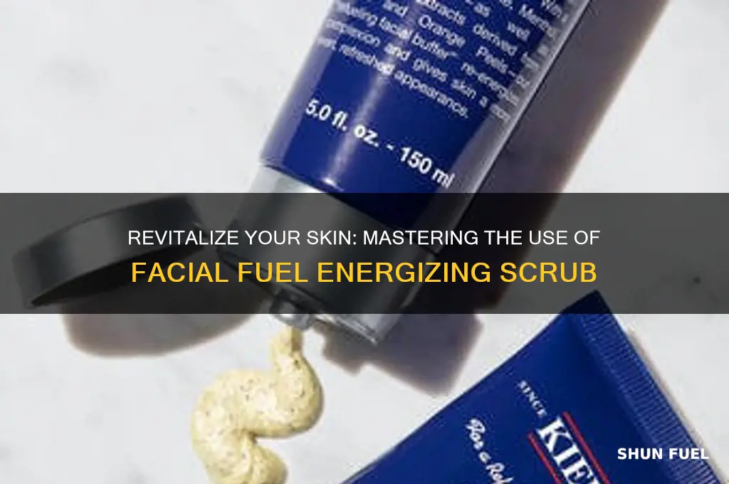 how to use facial fuel energizing scrub