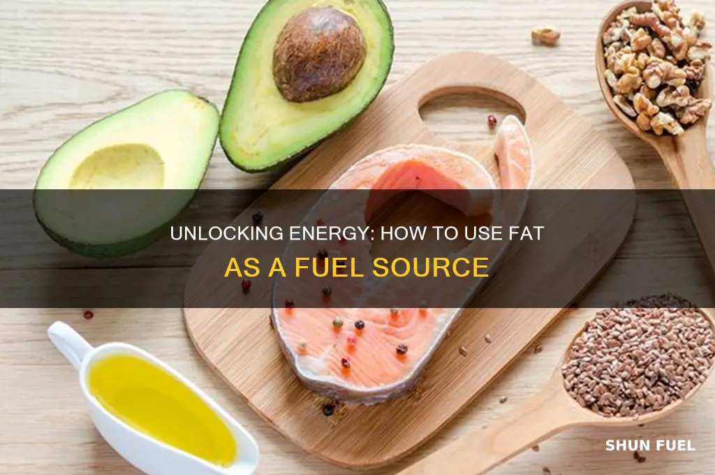 how to use fat as a fuel source