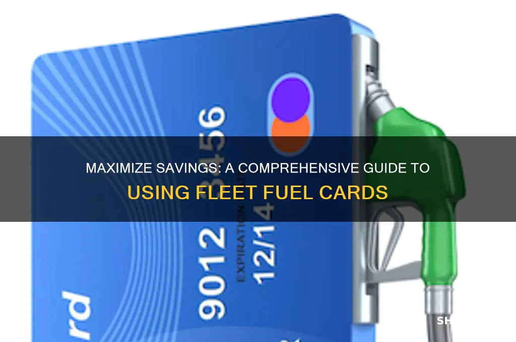 how to use fleet fuel card