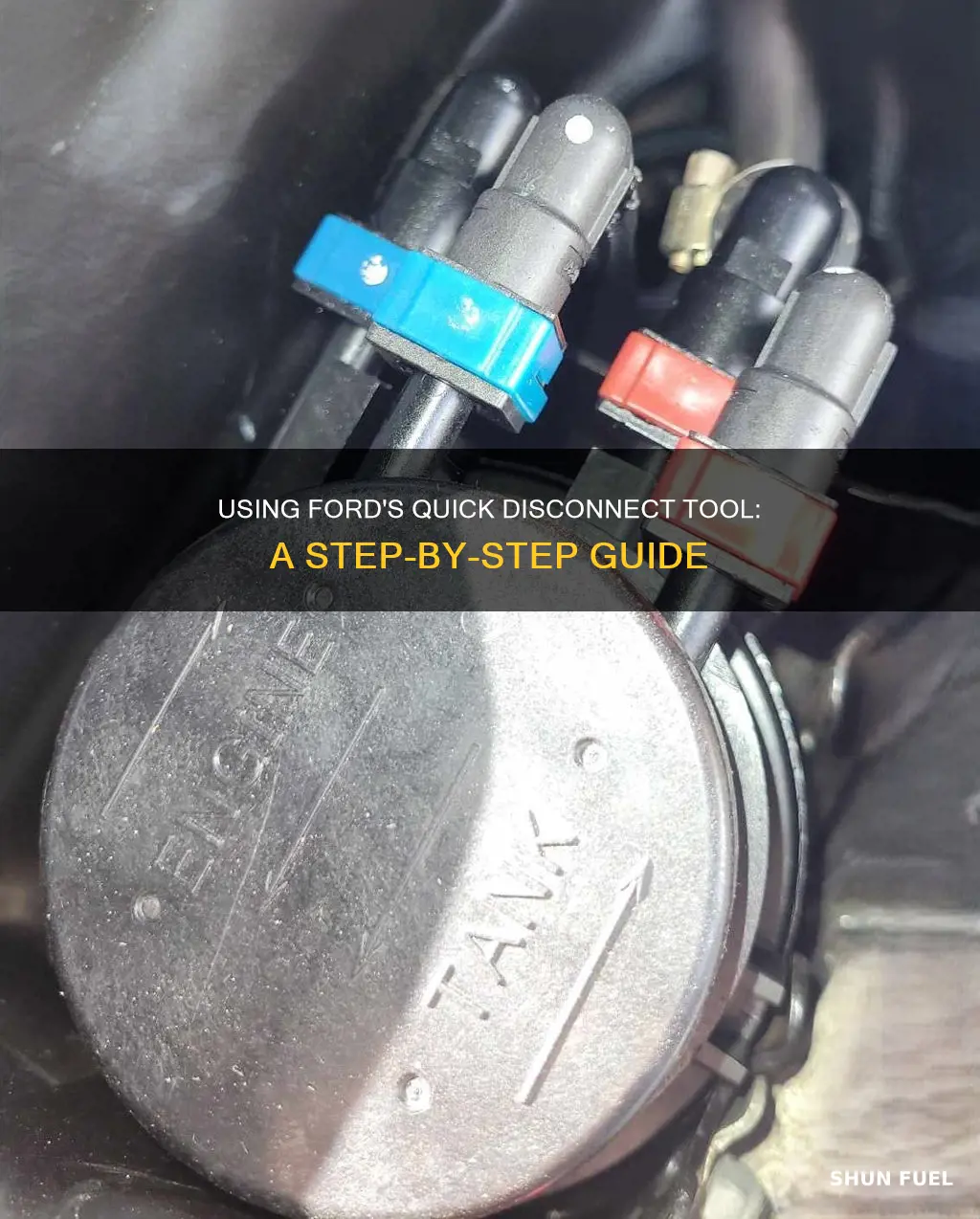 how to use ford fuel line quick disconnect tool