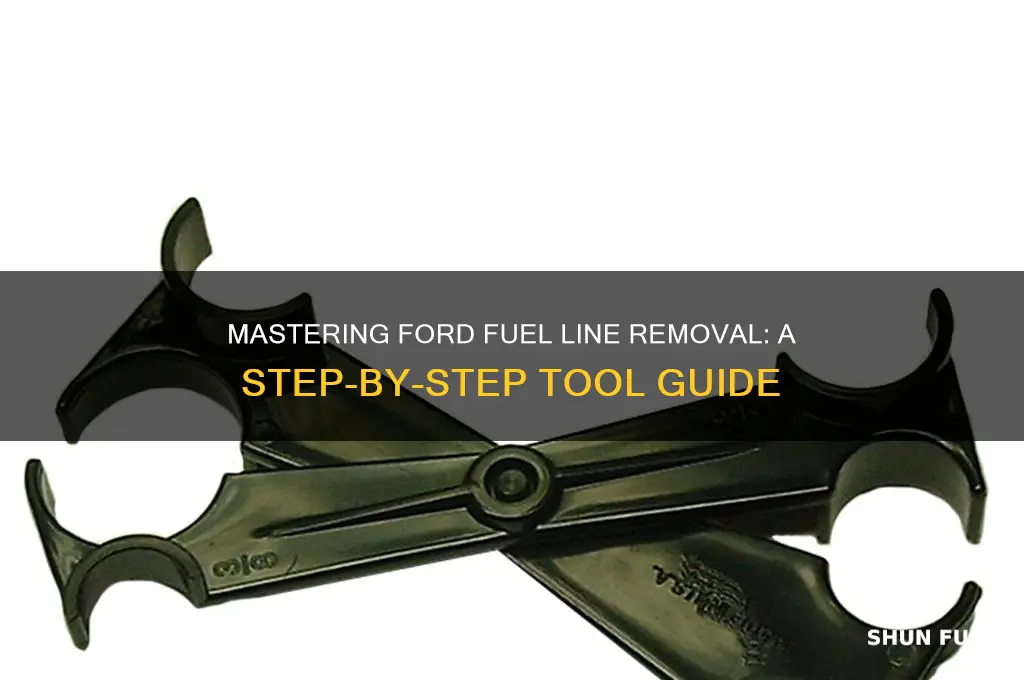how to use ford fuel line removal tool