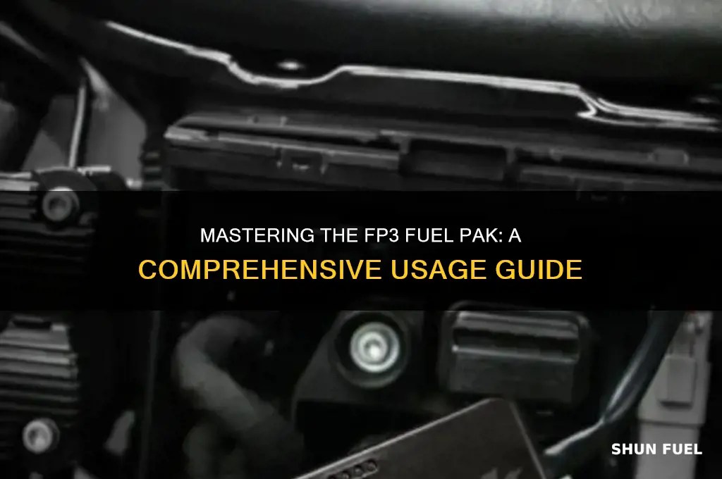 how to use fp3 fuel pak