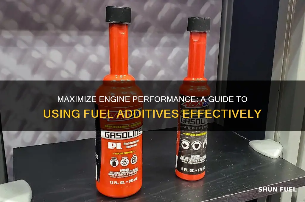how to use fuel additive