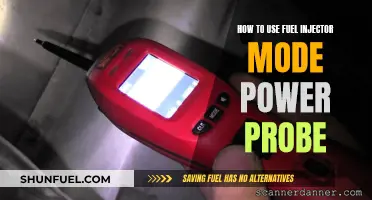 Using Power Probe to Test Fuel Injector Mode