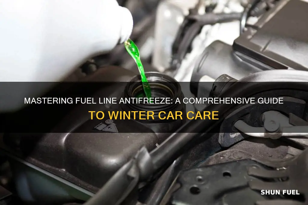 how to use fuel line antifreeze