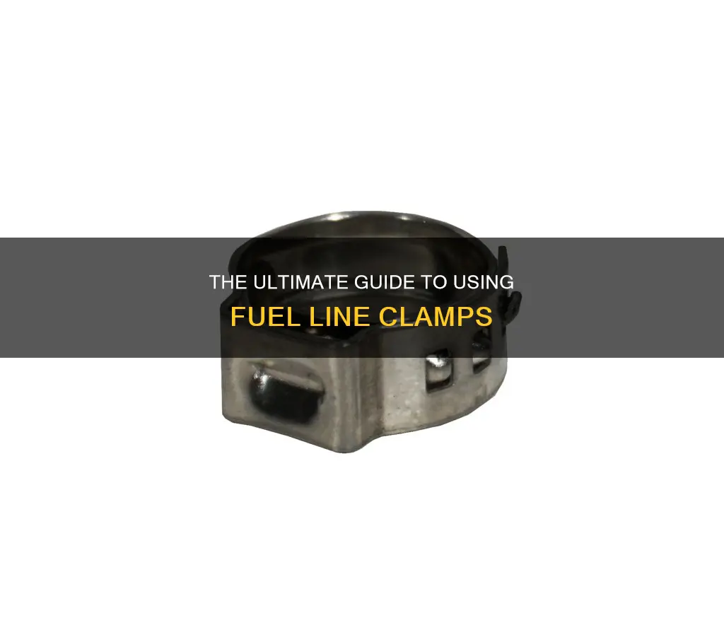 how to use fuel line clamps