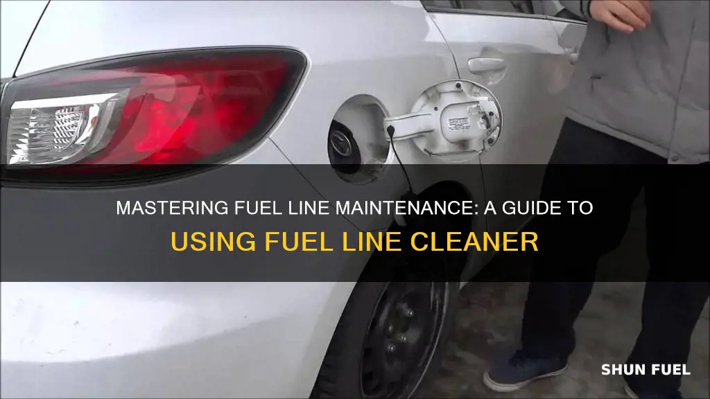 how to use fuel line cleaner