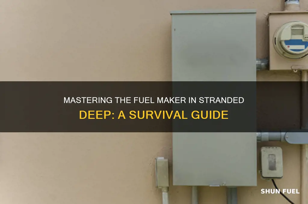 how to use fuel maker in stranded deep