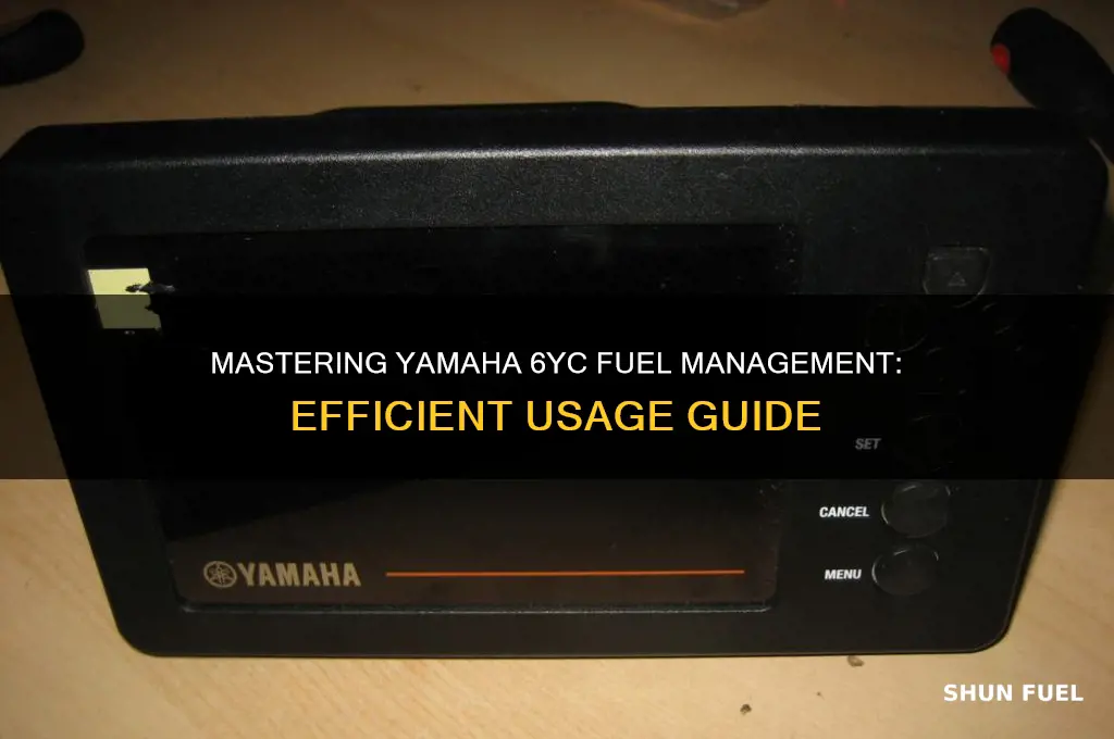 how to use fuel management function with yamaha 6yc