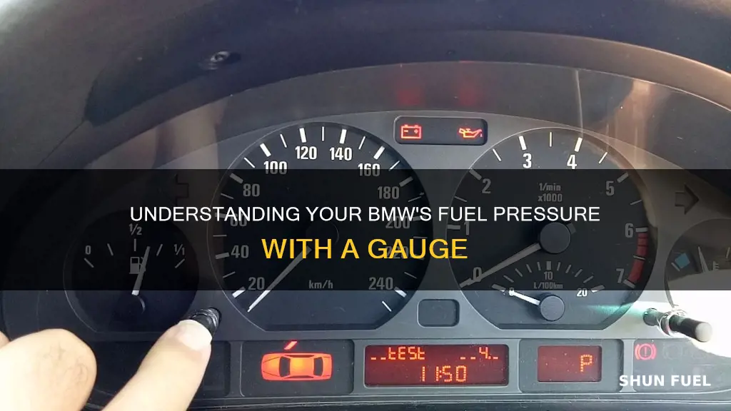 how to use fuel pressure gauge bmw 325ci