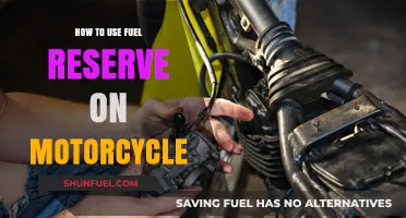 Mastering Your Motorcycle's Fuel Reserve: A Step-by-Step Guide