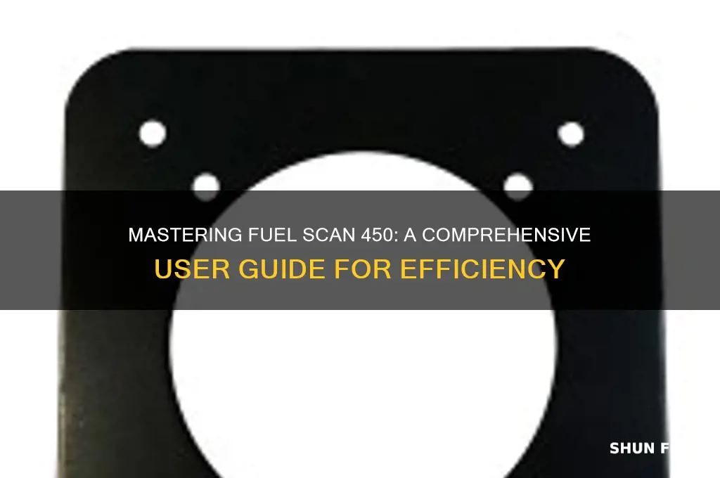 how to use fuel scan 450