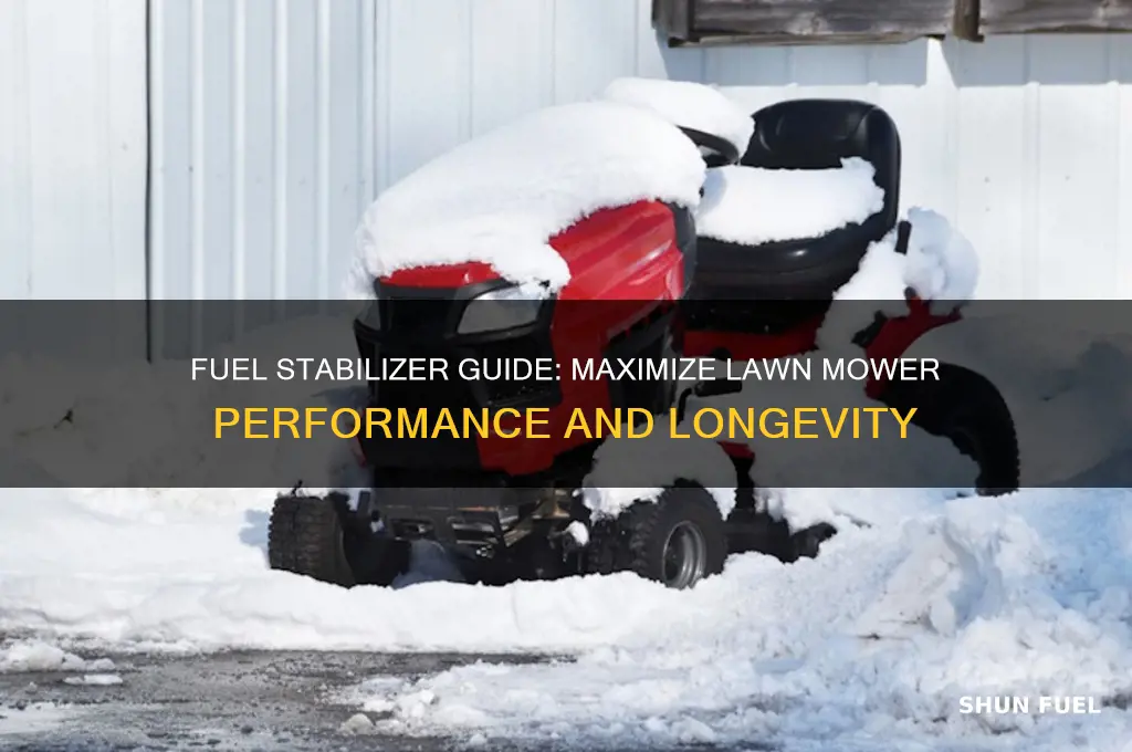 how to use fuel stabilizer in lawn mower
