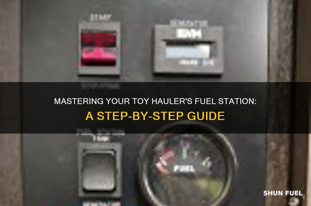 how to use fuel station on toy hauler