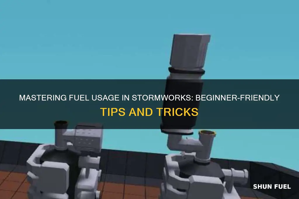 how to use fuel without being in advanced in stormworks