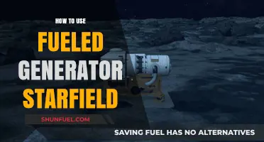 Mastering Starfield: Efficiently Powering Your Adventures with a Fueled Generator