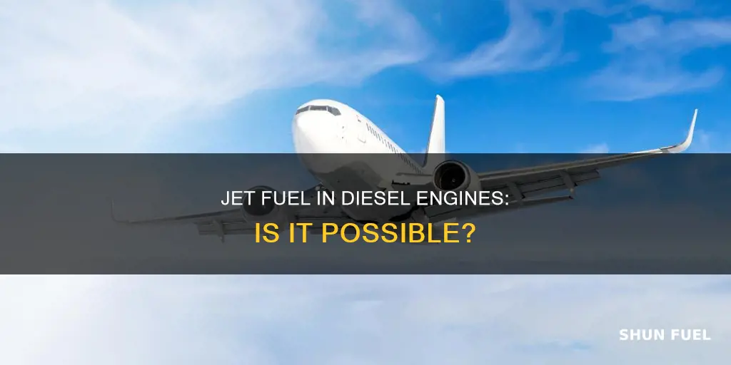 how to use jet fuel in a diesel engine