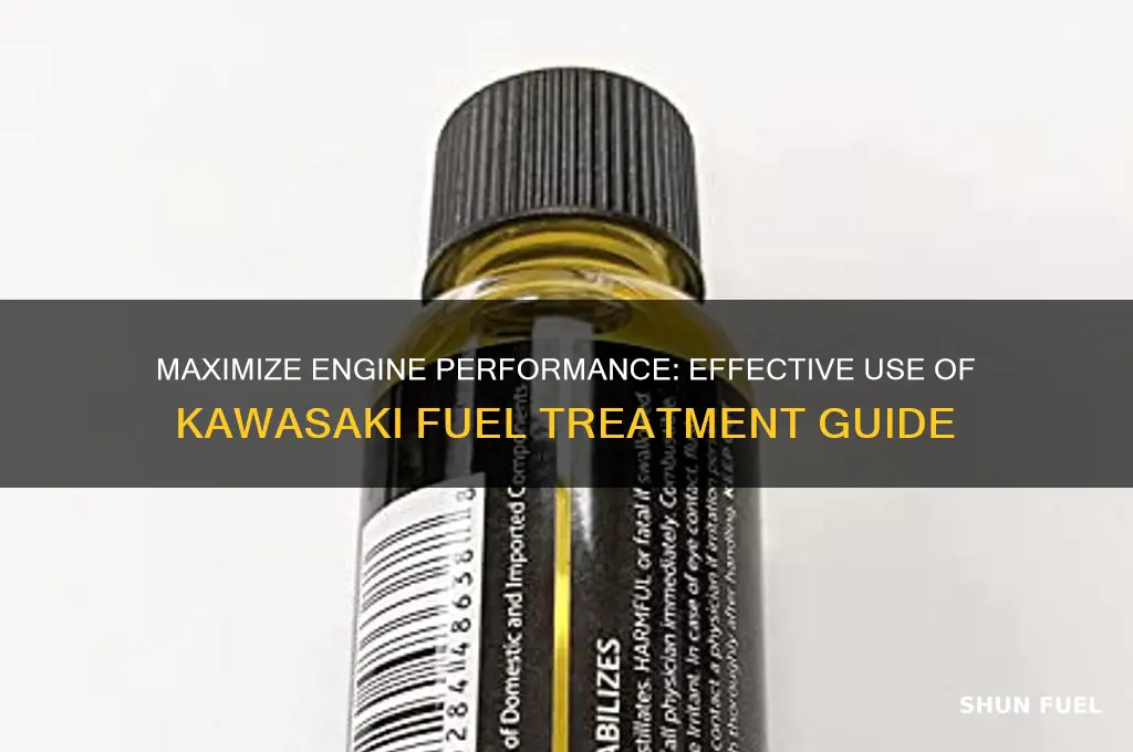 how to use kawasaki fuel treatment