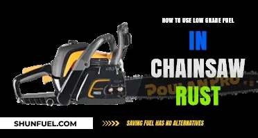 Maximize Chainsaw Efficiency: Using Low-Grade Fuel in Rust