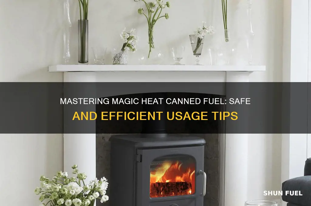 how to use magic heat canned fuel