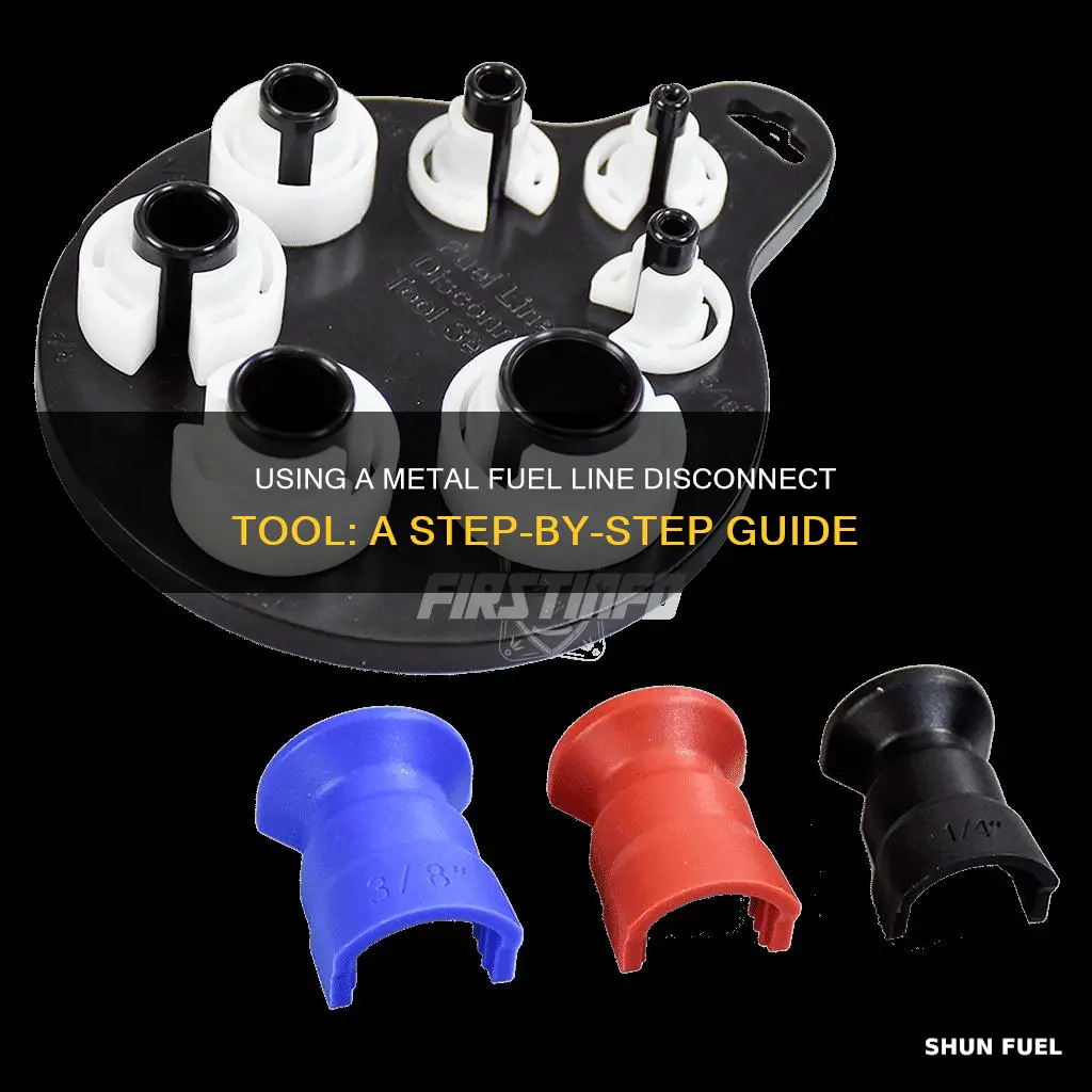 how to use metal fuel line disconnect tool