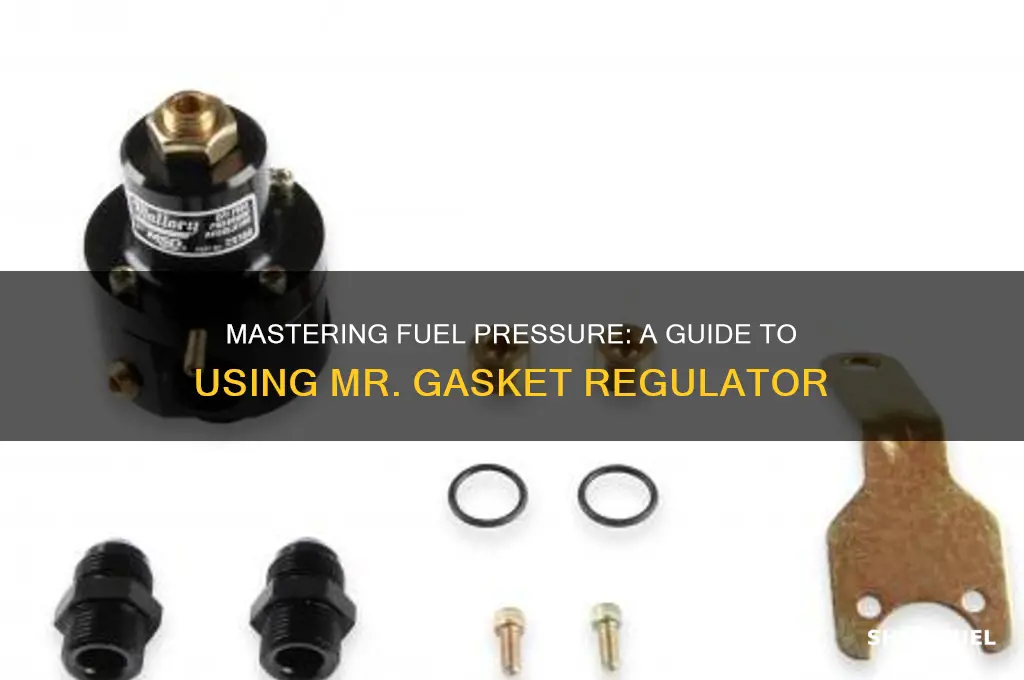 how to use mr gasket fuel pressure regulator