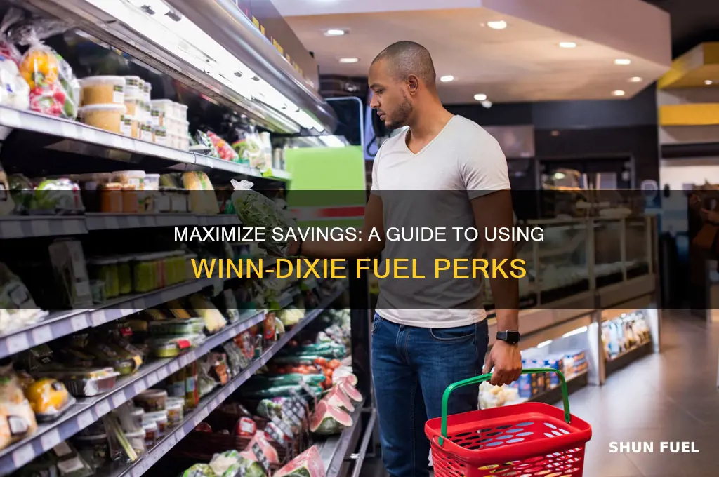 how to use my winn dixie fuel perks