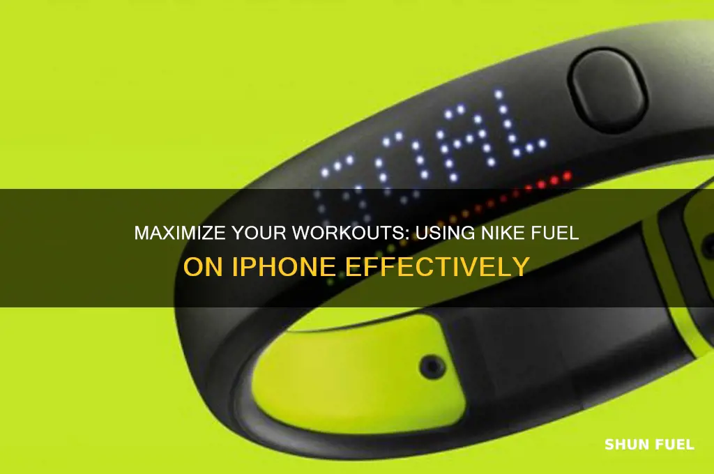 how to use nike fuel on iphone